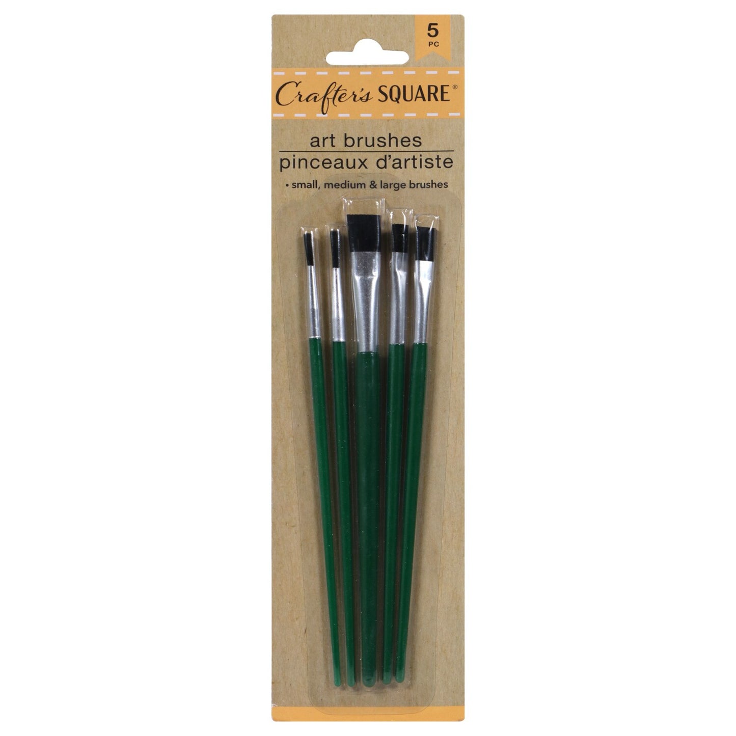 Crafter's Square Art Brushes, 5-ct. Packs (Pack of 24)