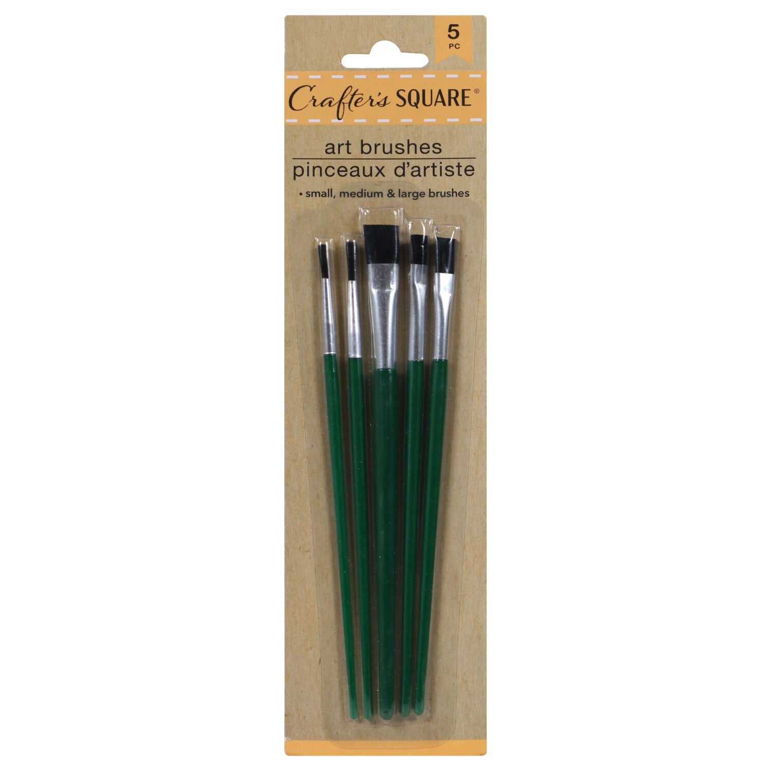 Crafter's Square Art Brushes, 5-ct. Packs (Pack of 24)