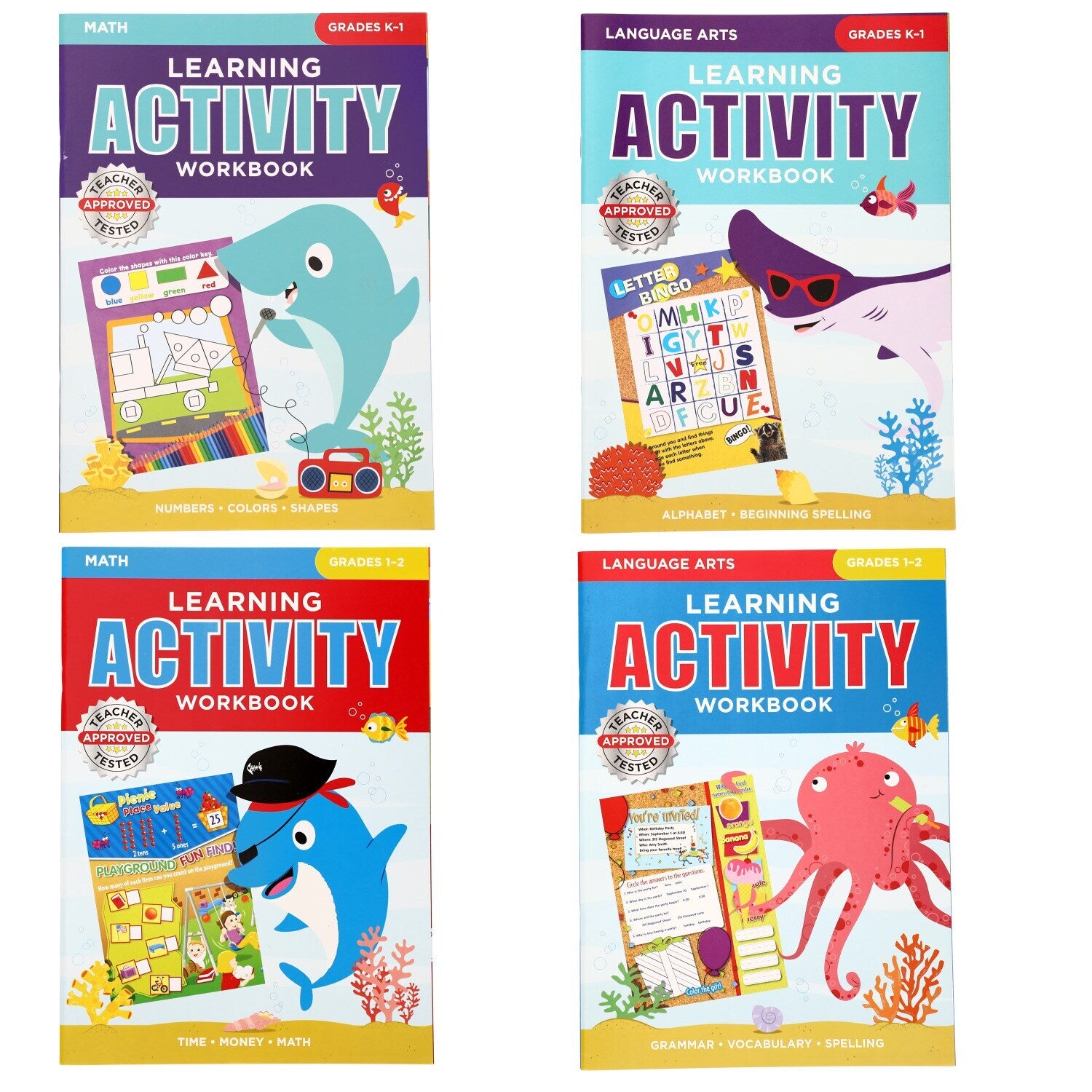 Children's Learning Activity Workbooks, 32 Pages (Pack of 24)