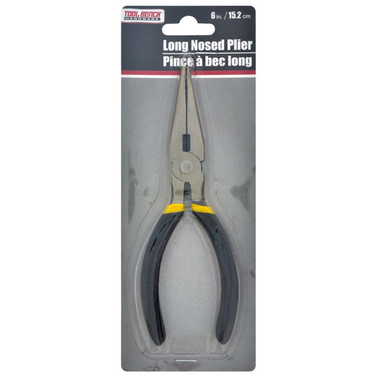 Tool Bench Hardware Long Nose Pliers, 6 in. (Pack of 24)