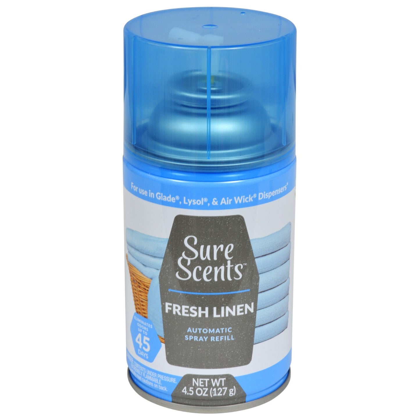 Sure Scents Fresh Linen Automatic Spray Refills, 4.5 oz. (Pack of 12)