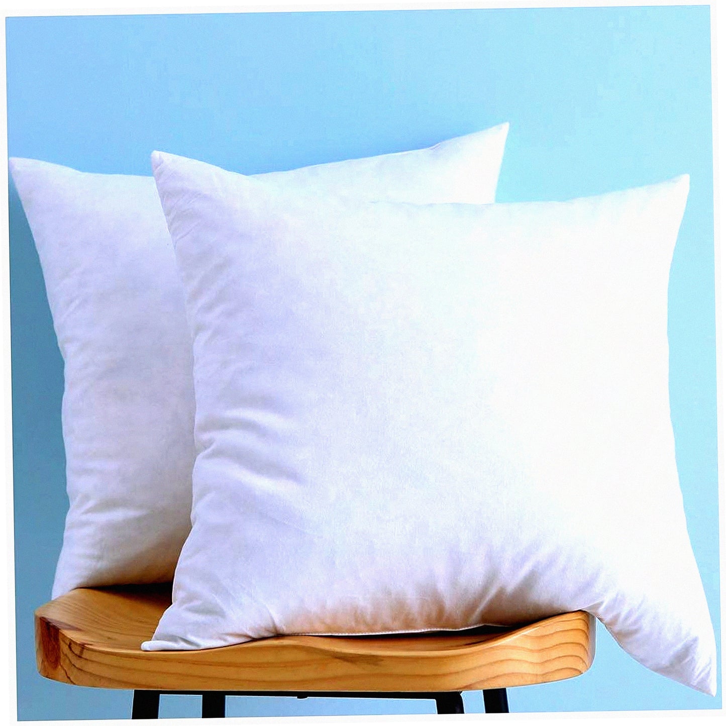 Premium Cotton Down Throw Pillow Inserts - Set of 2, 18x18 Inches - Plush Cushion Fillers for Sofa, Bed, or Chair - Variety of Sizes Available