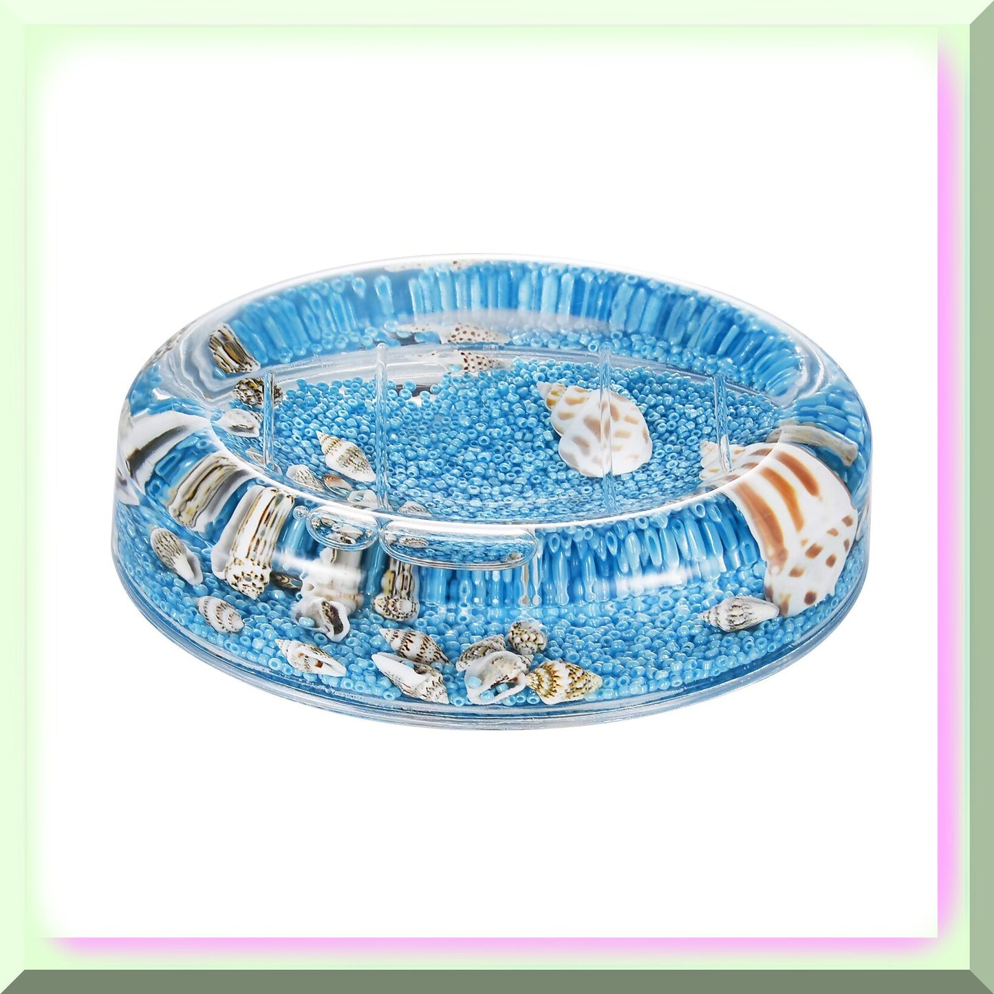 4 Piece Acrylic Floating Bathroom Vanity Accessory Set