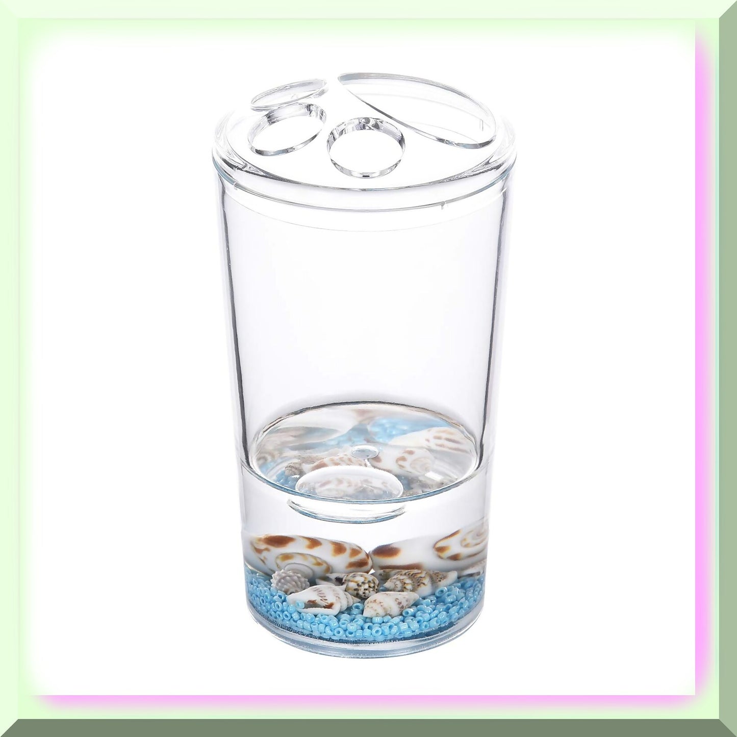 4 Piece Acrylic Floating Bathroom Vanity Accessory Set