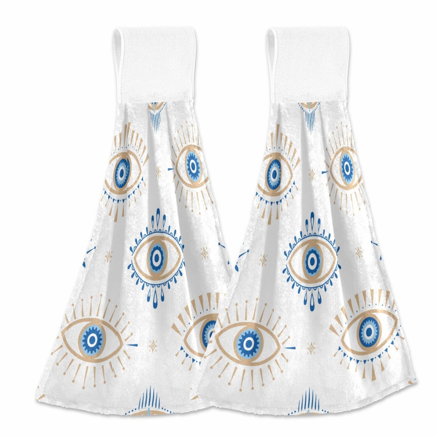 Hanging Hand Towels Set of 2 Kitchen Bathroom
