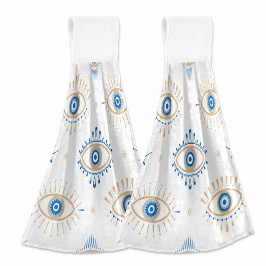 Hanging Hand Towels Set of 2 Kitchen Bathroom