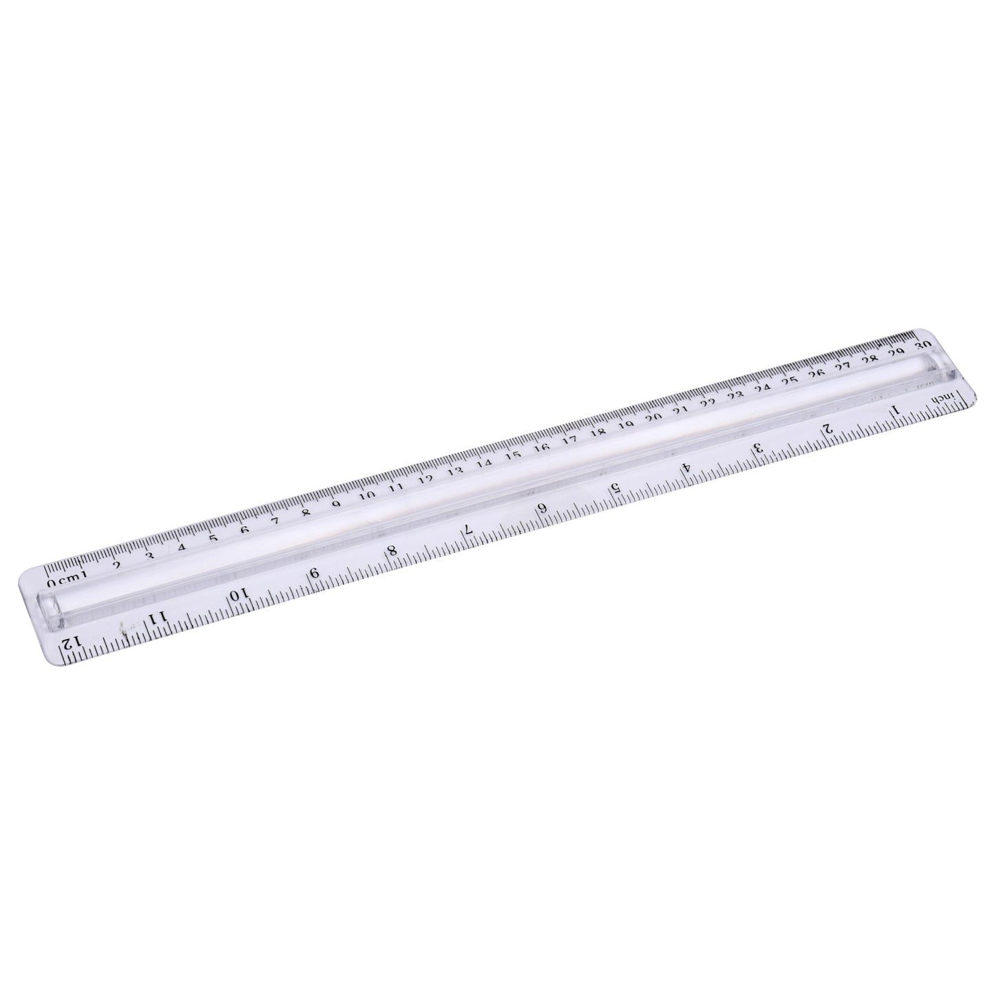 Jot Clear Plastic Magnifying Rulers, 12 in. (Pack of 30)
