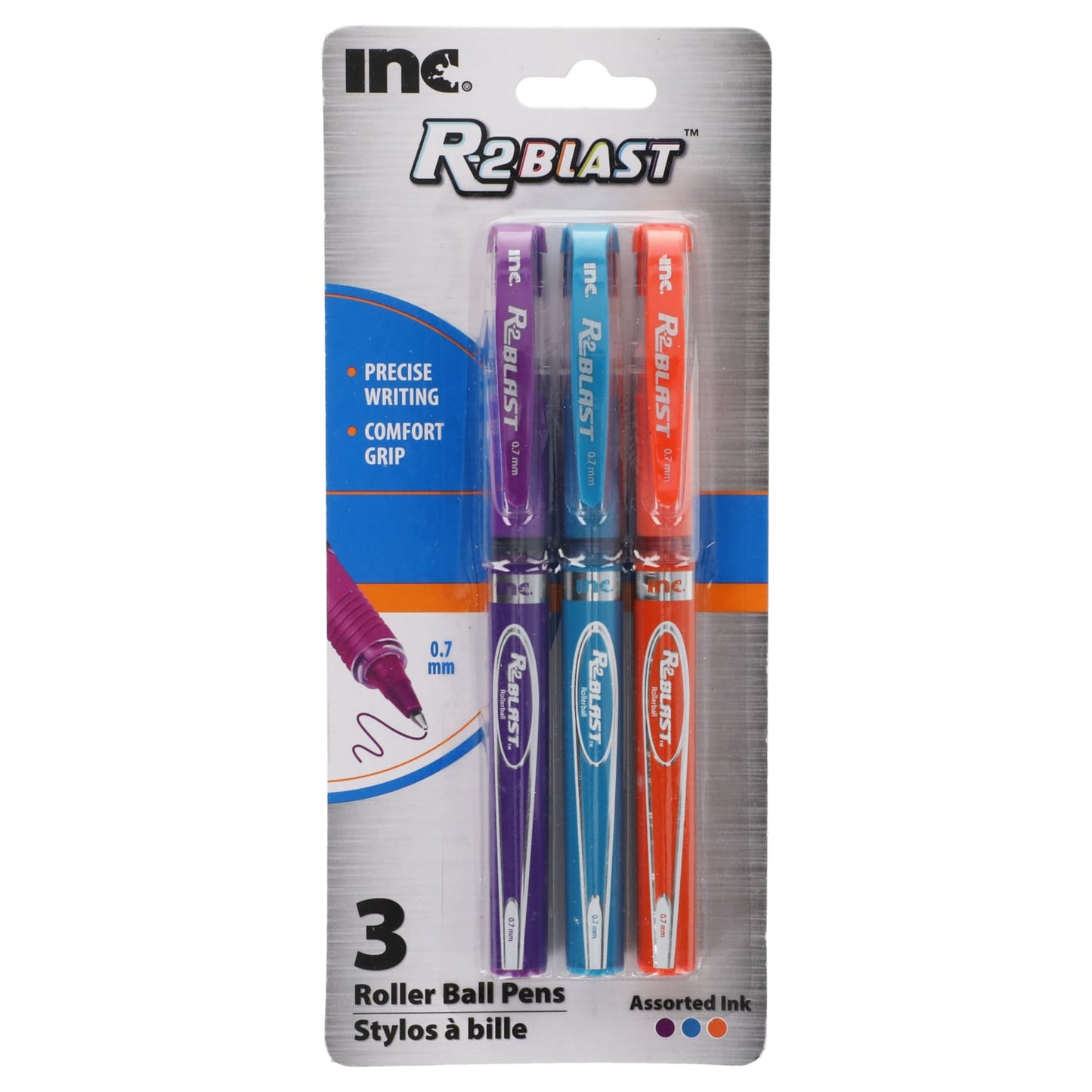 R2 Blast Colorful Roller Ball Pens, 3-ct. (Pack of 36)