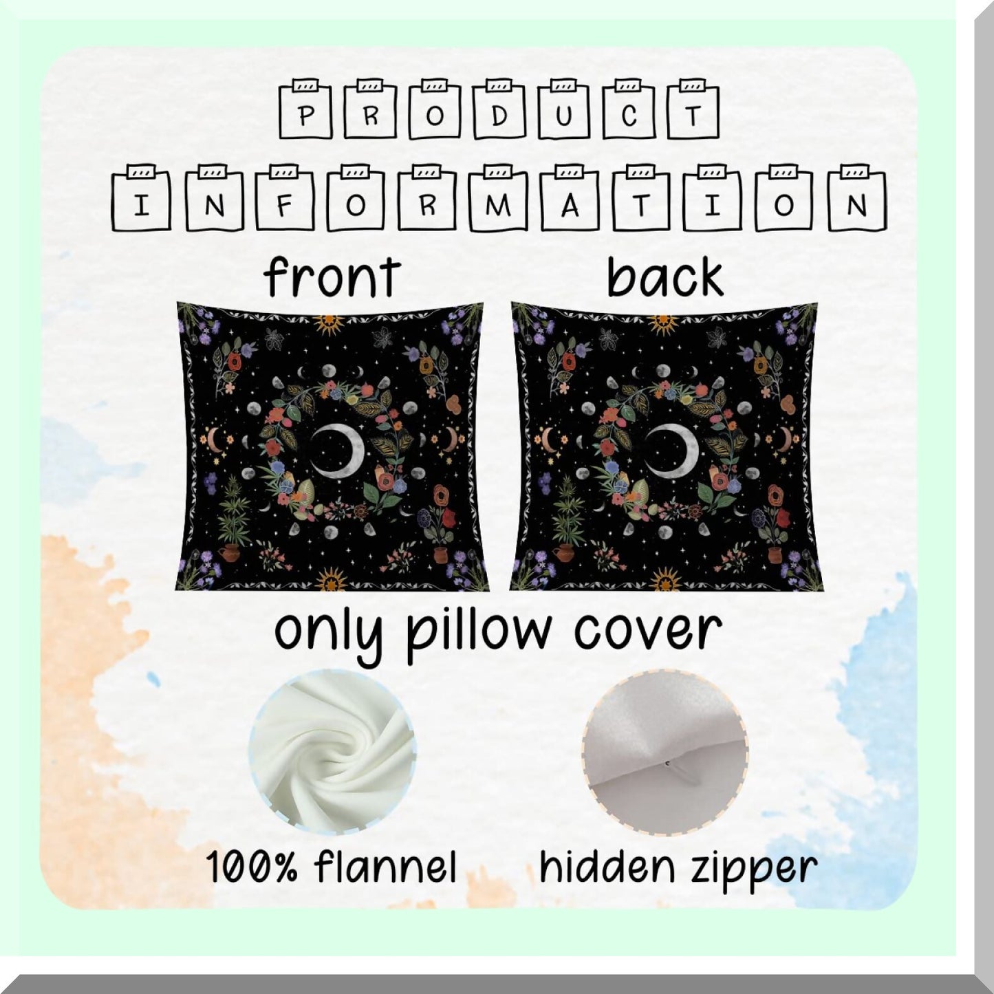 Boho Chic Dream Pillow Covers - 18x18 Boho Hippie Pillowcases for Living Room & Bedroom Decor - Vibrant Bohemian Cushion Cases