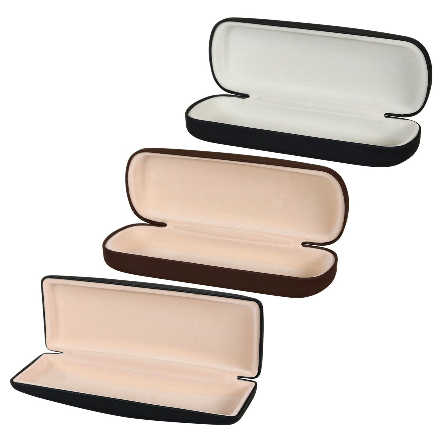 Hard-Shell Plastic Eyeglass Cases (Pack of 48)