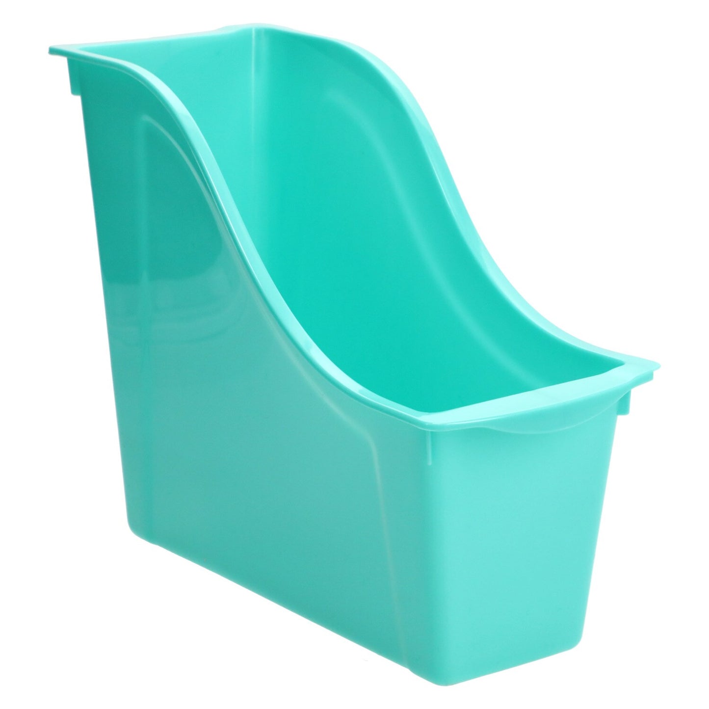 Teaching Tree Colorful Plastic Book Bins, 10x8.5x2.75 in. (Pack of 24)