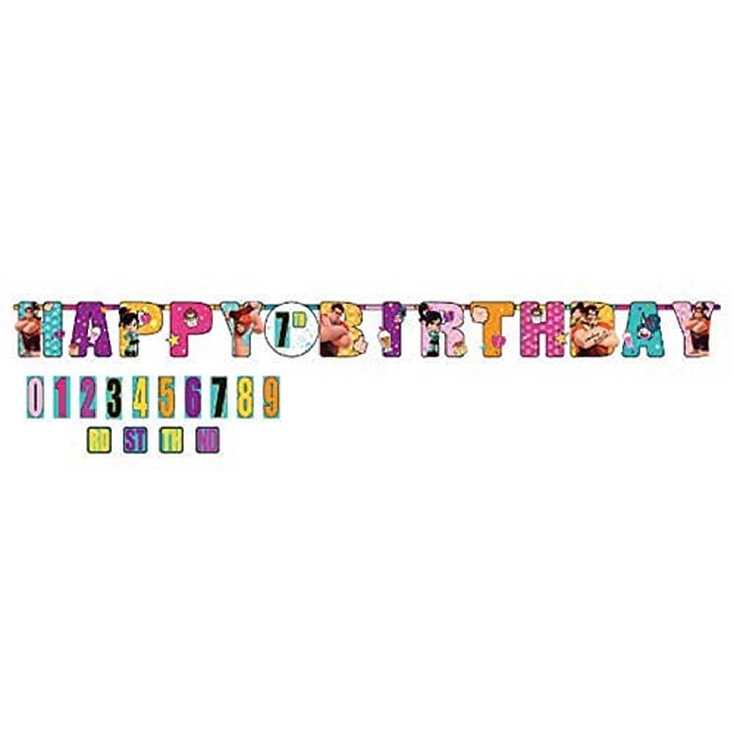 Ralph Breaks the Internet Jumbo Letter Banner Kit