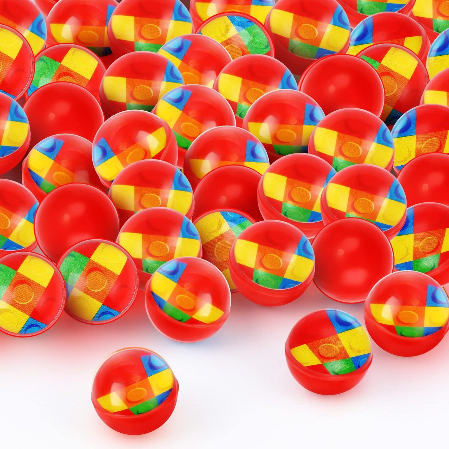 Colorful Bounce Balls - Set of 36, 1.26" Rubber Balls for Safe Indoor & Outdoor Play. Soft & Durable, Perfect for Kids and Pets!