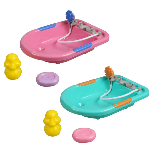 Plastic Doll Bath Playsets, 9x5.875 in. (Pack of 20)