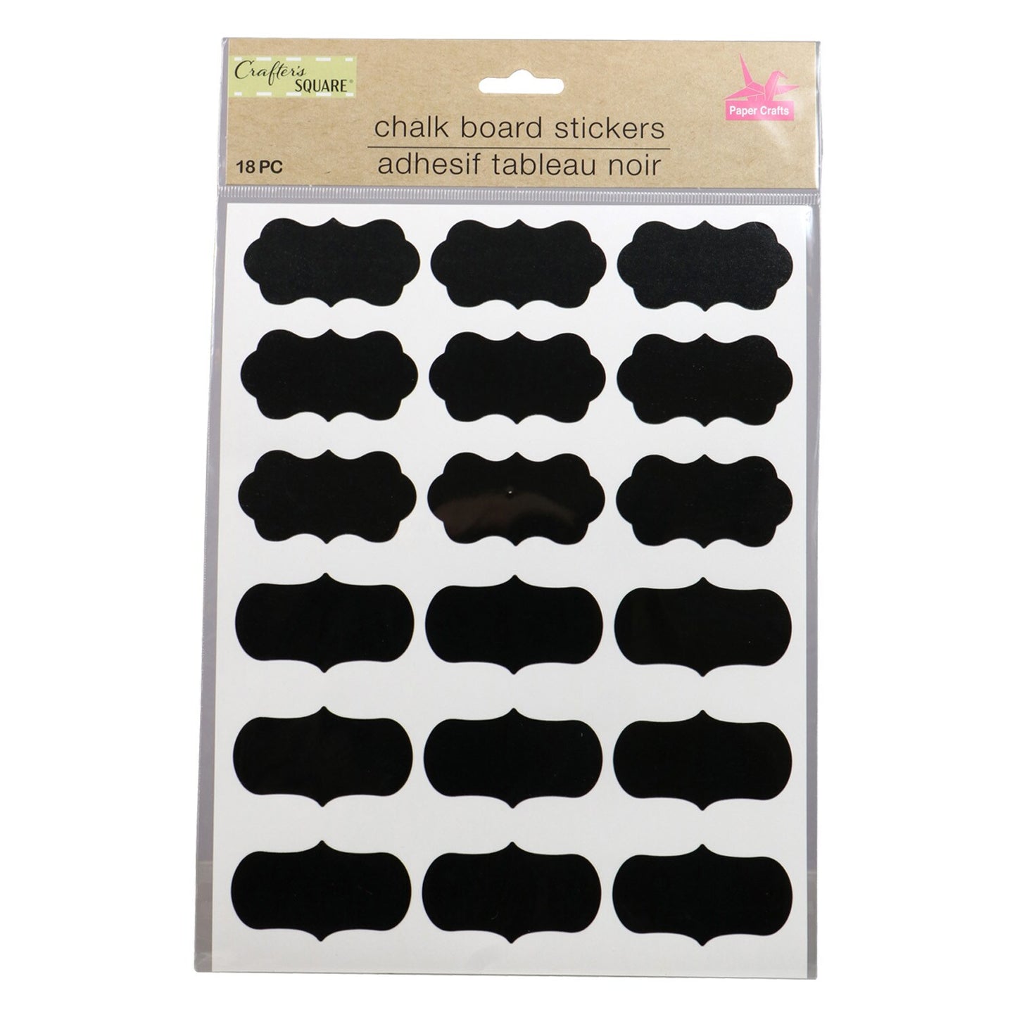 Crafter's Square Chalkboard Stickers (Pack of 36)