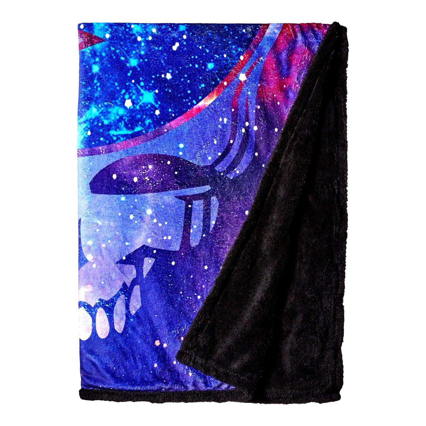 Grateful Dead Cosmic Stealie Men's Warm Coral Fleece Throw Blanket, Multicolor, 50" x 60"