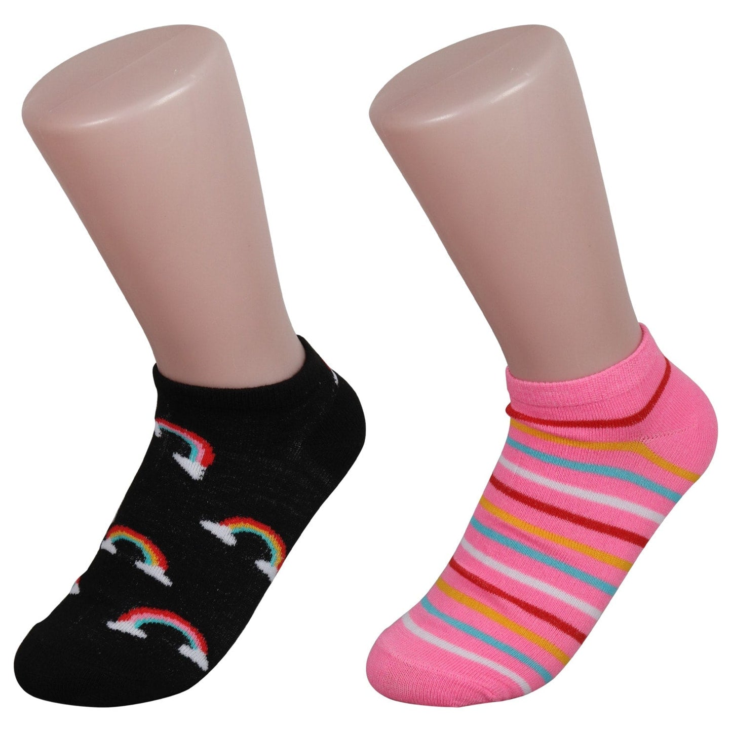 Juncture Women's Fashion Printed No-Show Socks, 2 Pair Packs (Pack of 36)