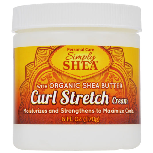 Simply Shea Curl Stretch Cream, 6-oz. Jars (Pack of 12)