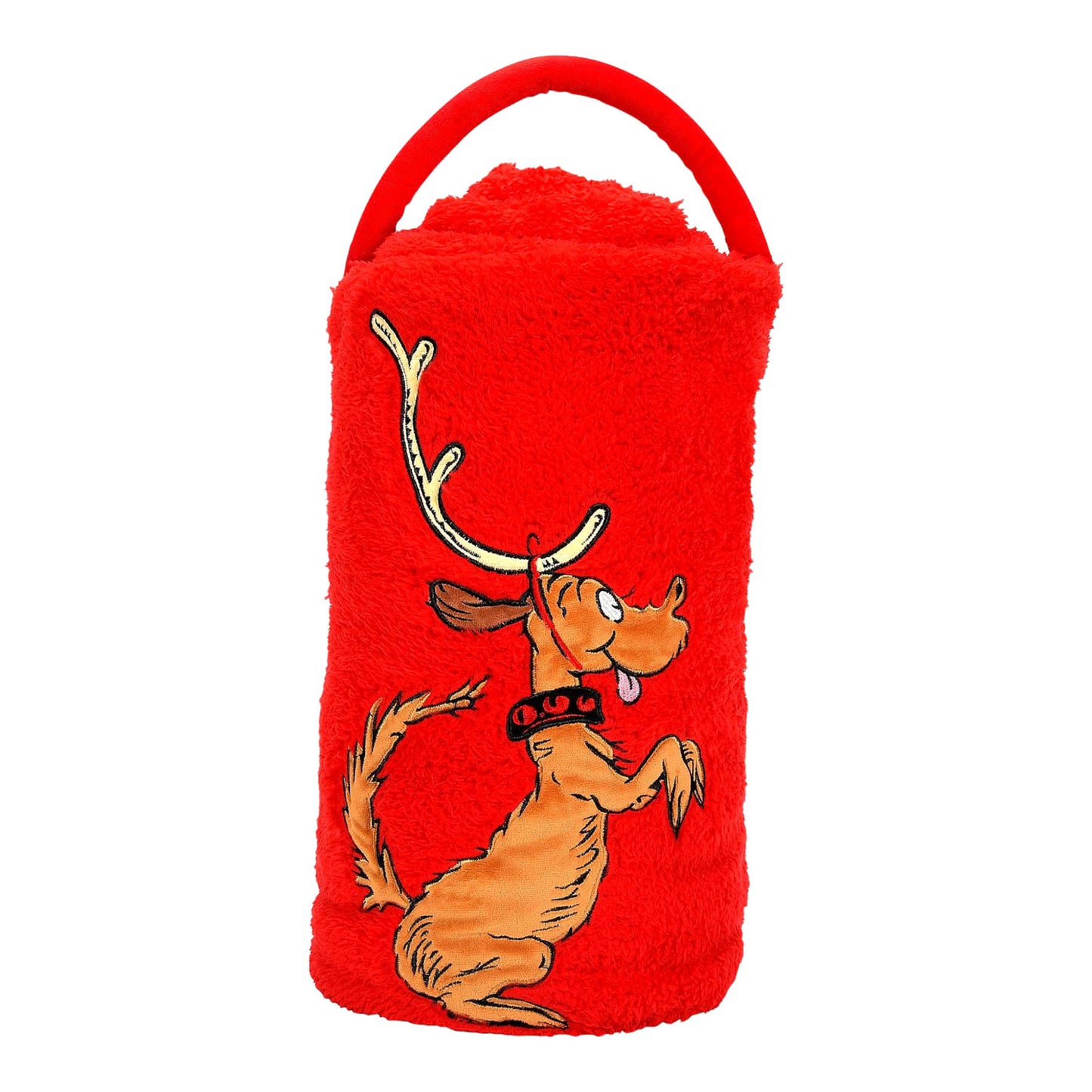 Grinch Reindeer Max Cozy Fleece Blanket - 45x60 Inch Multicolor