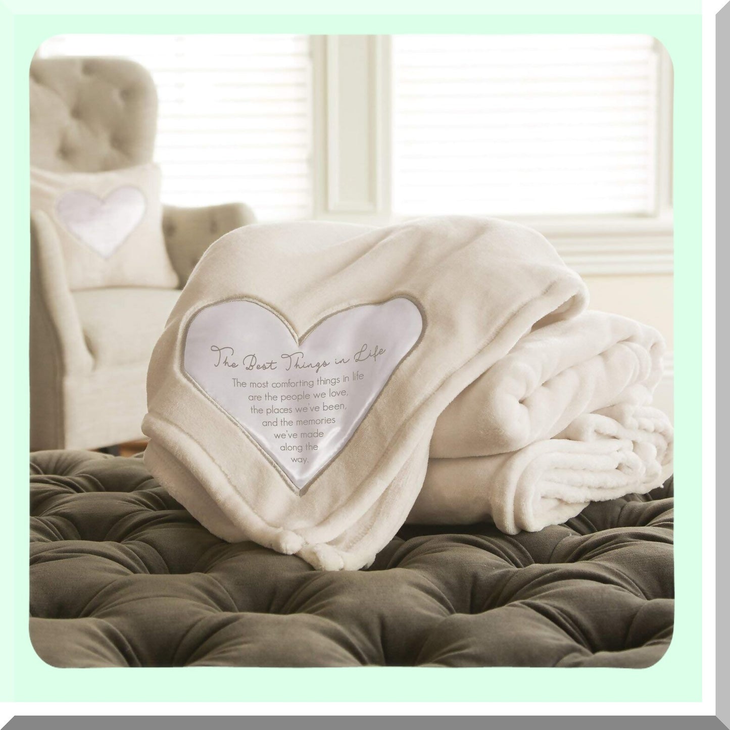 Ultimate Comfort Plush Throw: The Best Things in Life Blanket