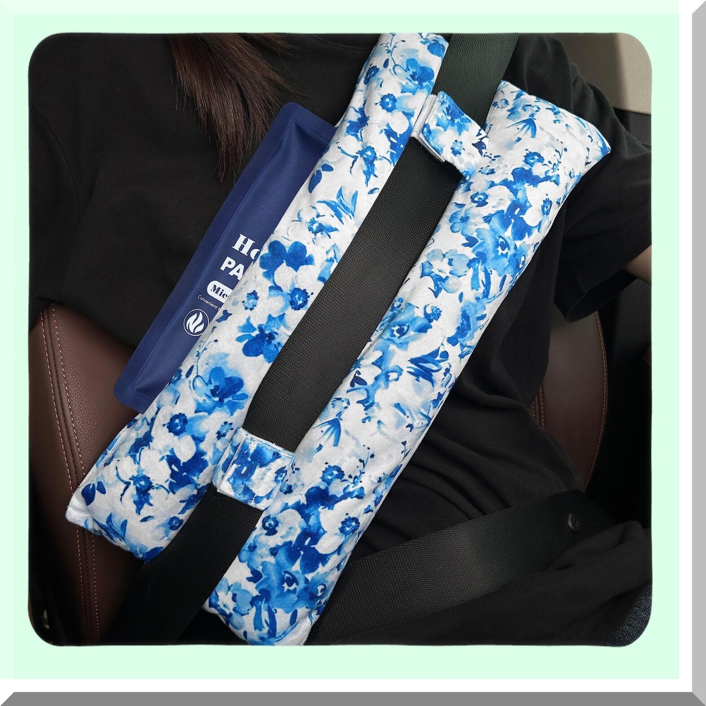 RecoverEase Comfort Pillow - Mastectomy, Heart Surgery, Hysterectomy, C-Section, Chemo Port, Pacemaker Seatbelt Protection. Ideal Breast Cancer Gifts.