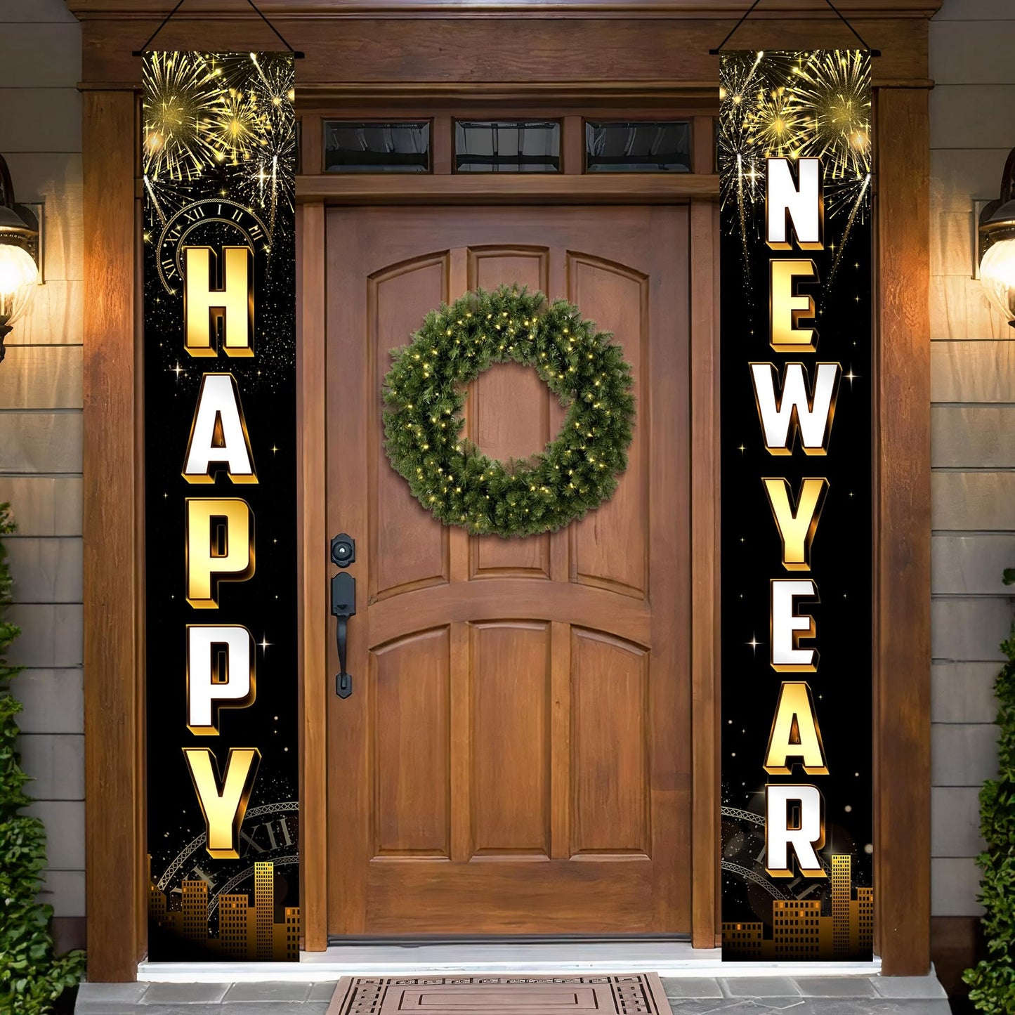 Large 2024 New Year Door Banner for Celebrations
