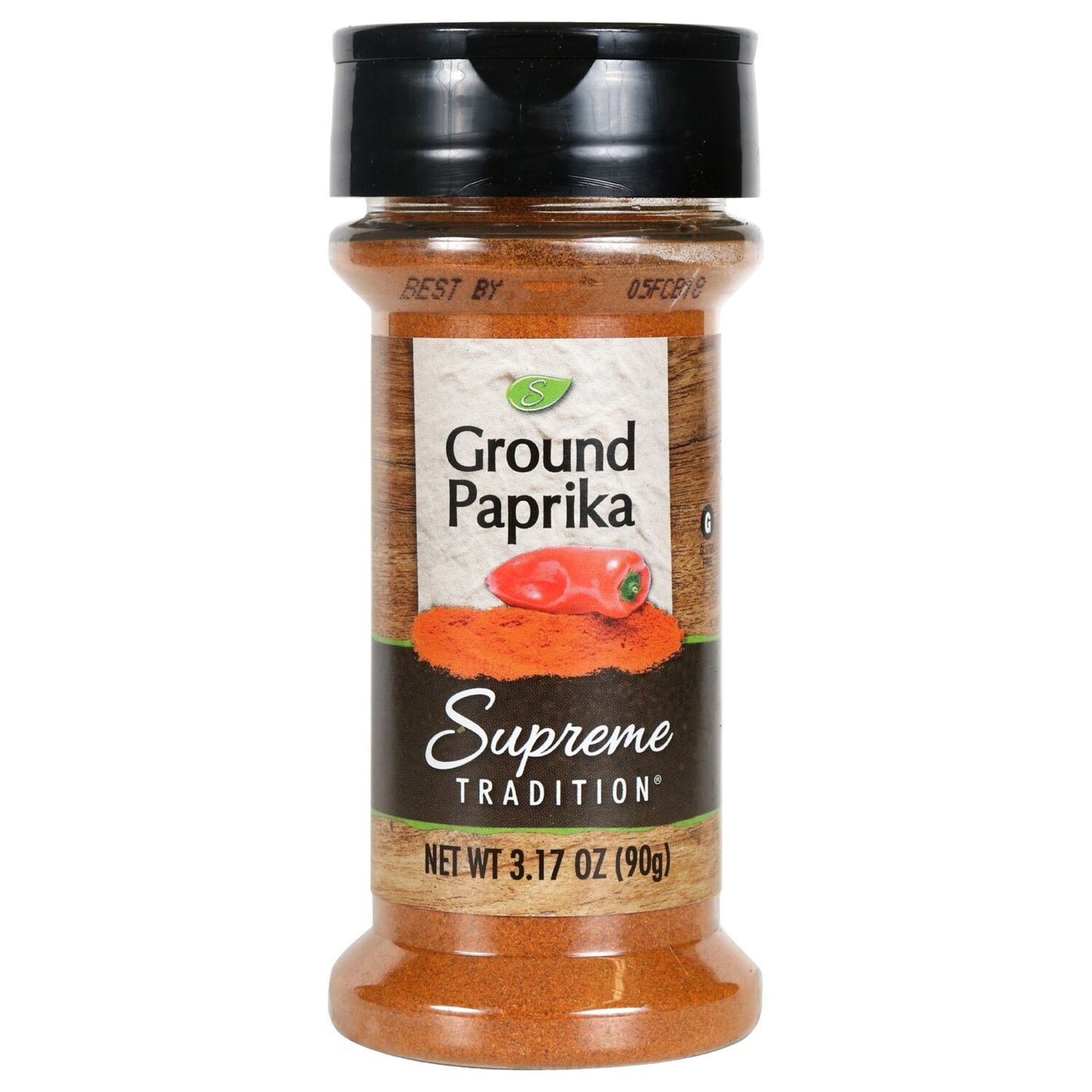Supreme Tradition Ground Paprika, 3.17 oz. (Pack of 12)