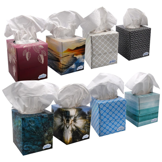 Scotties 2-Ply Decorative Box Facial Tissues, 64-ct. (Pack of 36)