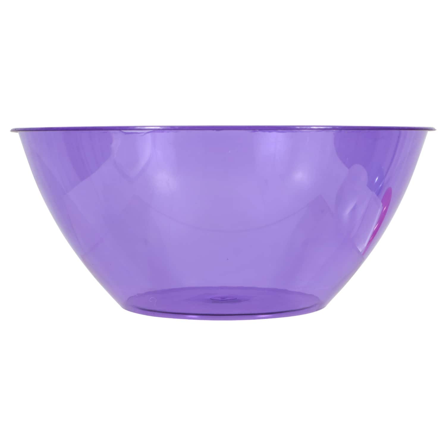 Light Purple Plastic Bowls, 7x11.25-in. (Pack of 24)