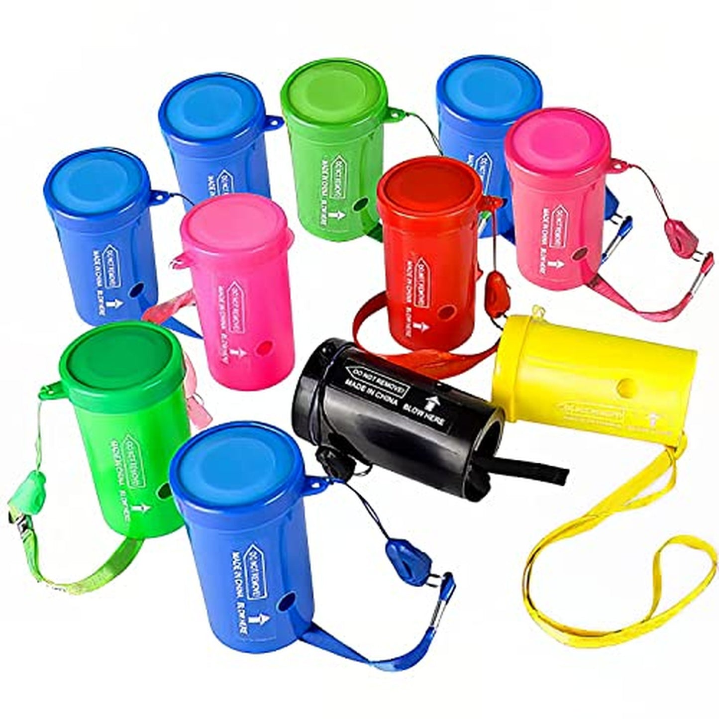 Mini Air Horns Pack of 12 for Parties and Events