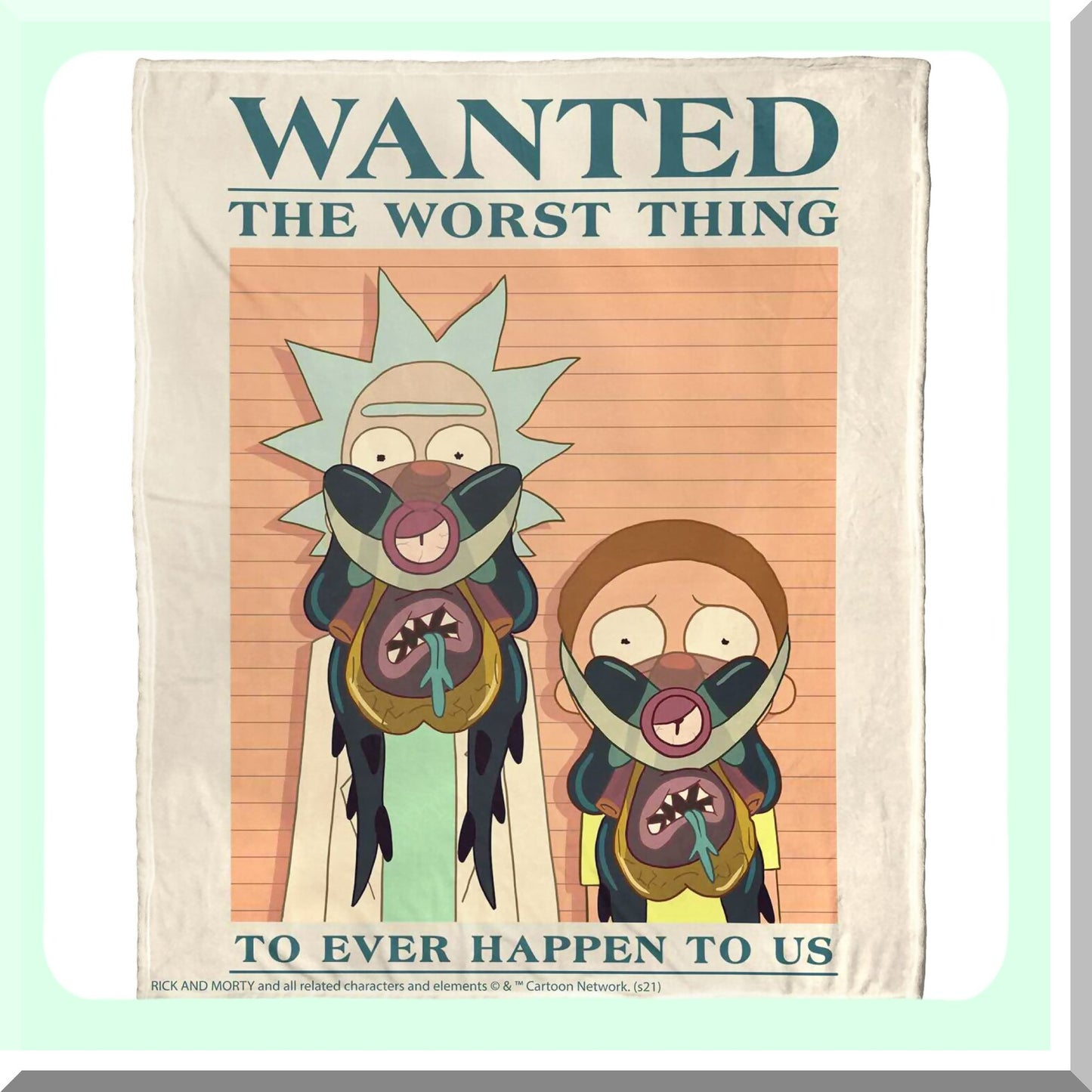 Interdimensional Cozy: Rick and Morty Silk Touch Throw Blanket, 50" x 60""