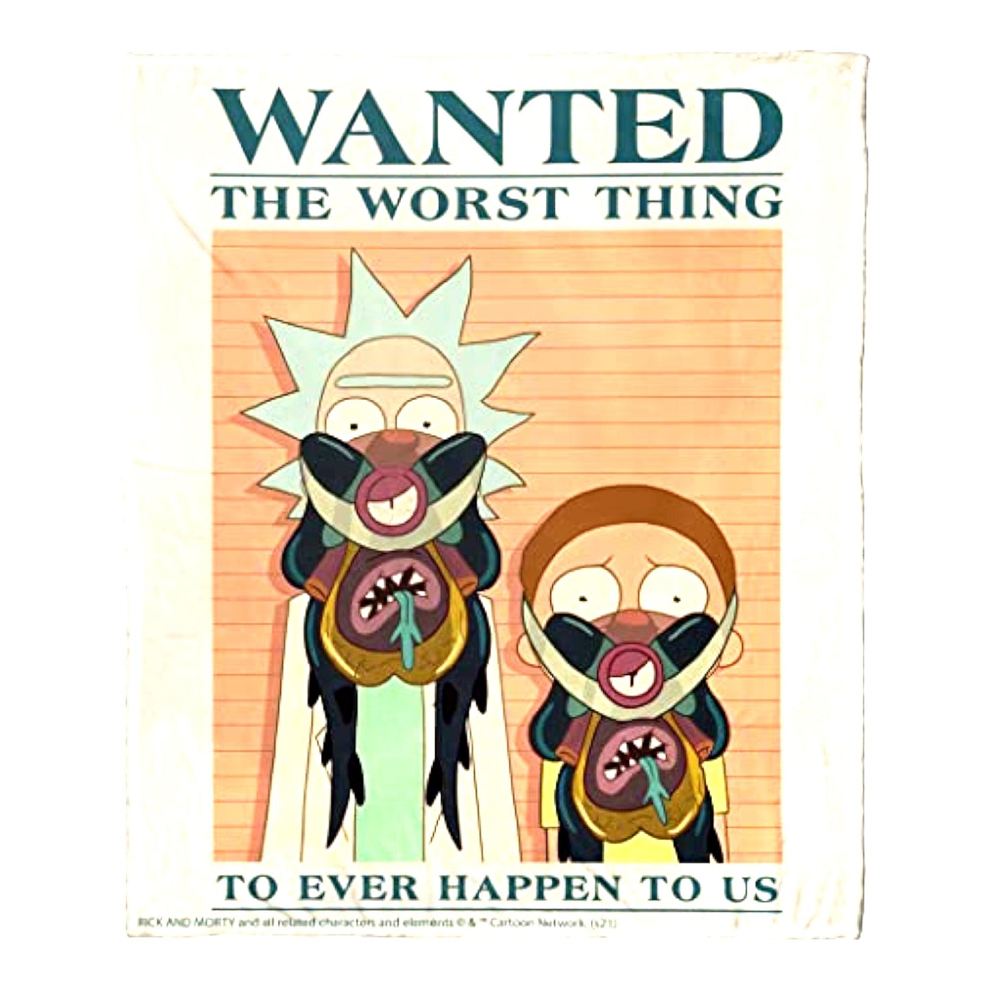Interdimensional Cozy: Rick and Morty Silk Touch Throw Blanket, 50" x 60""