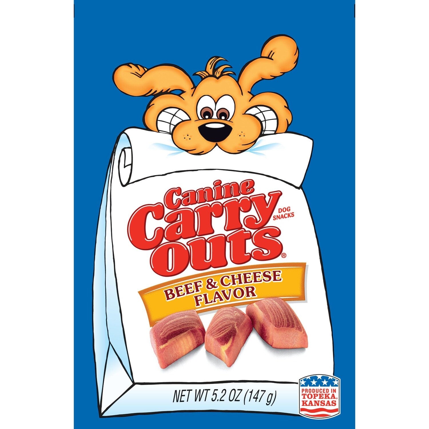 Canine Carry Outs Beef and Cheese Flavored Dog Snacks, 5.2-oz. (Pack of 12)