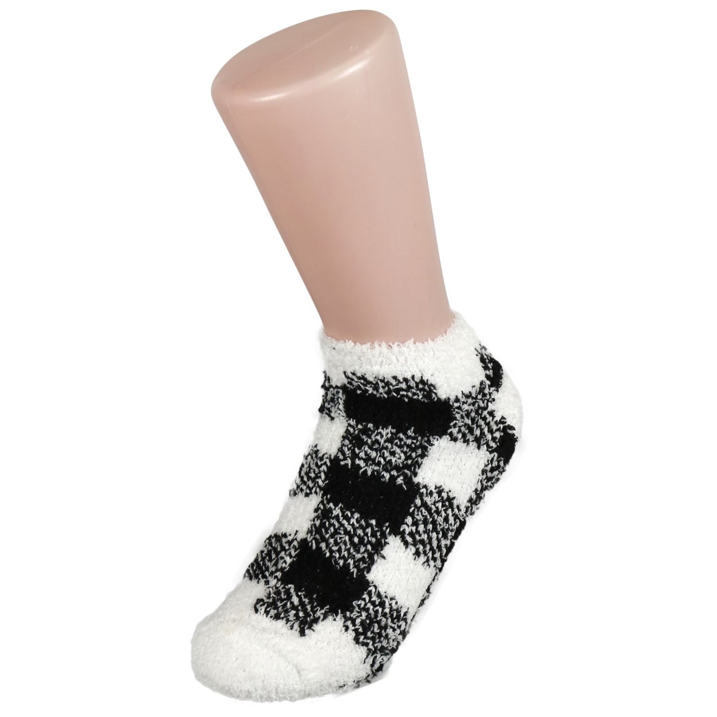 Women's Size 5-9 Fuzzy Ankle Socks (Pack of 48)