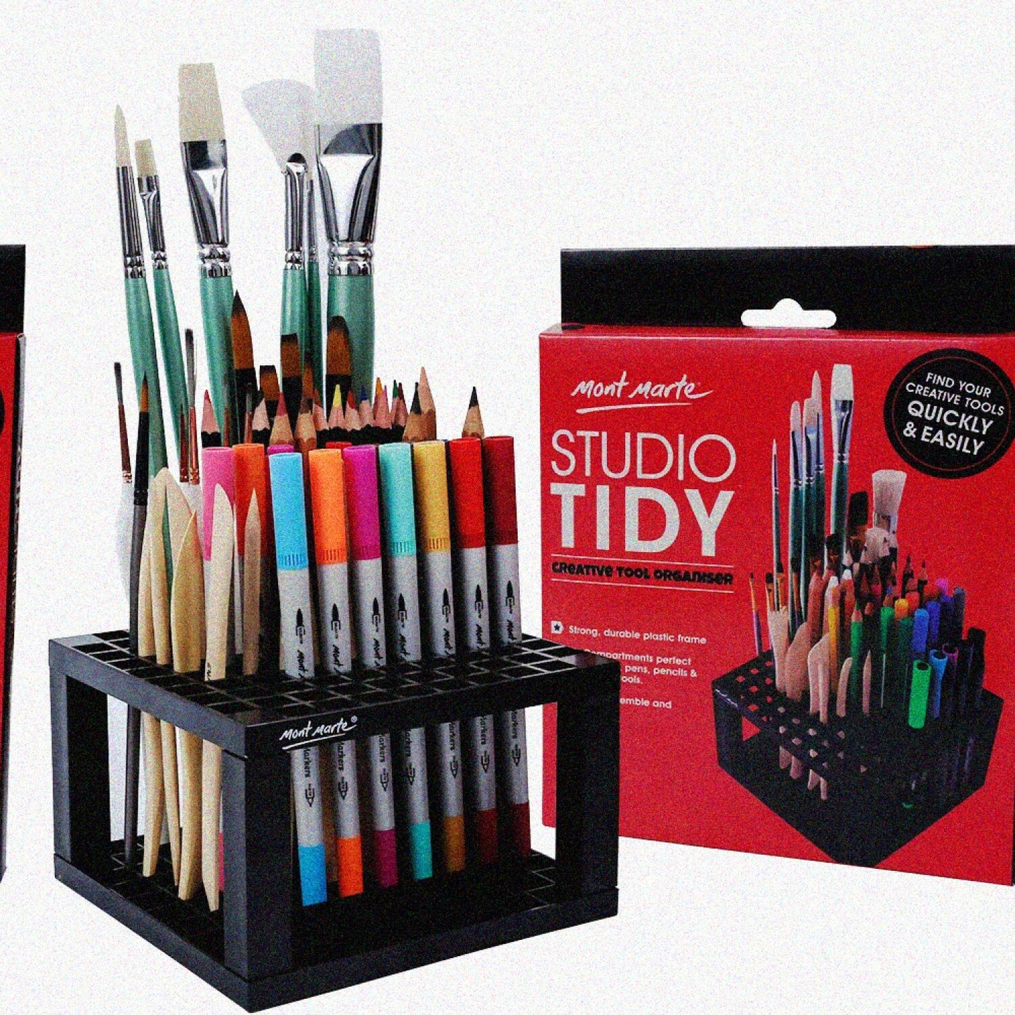 96 Hole Plastic Pencil Brush Holder for Art Tools