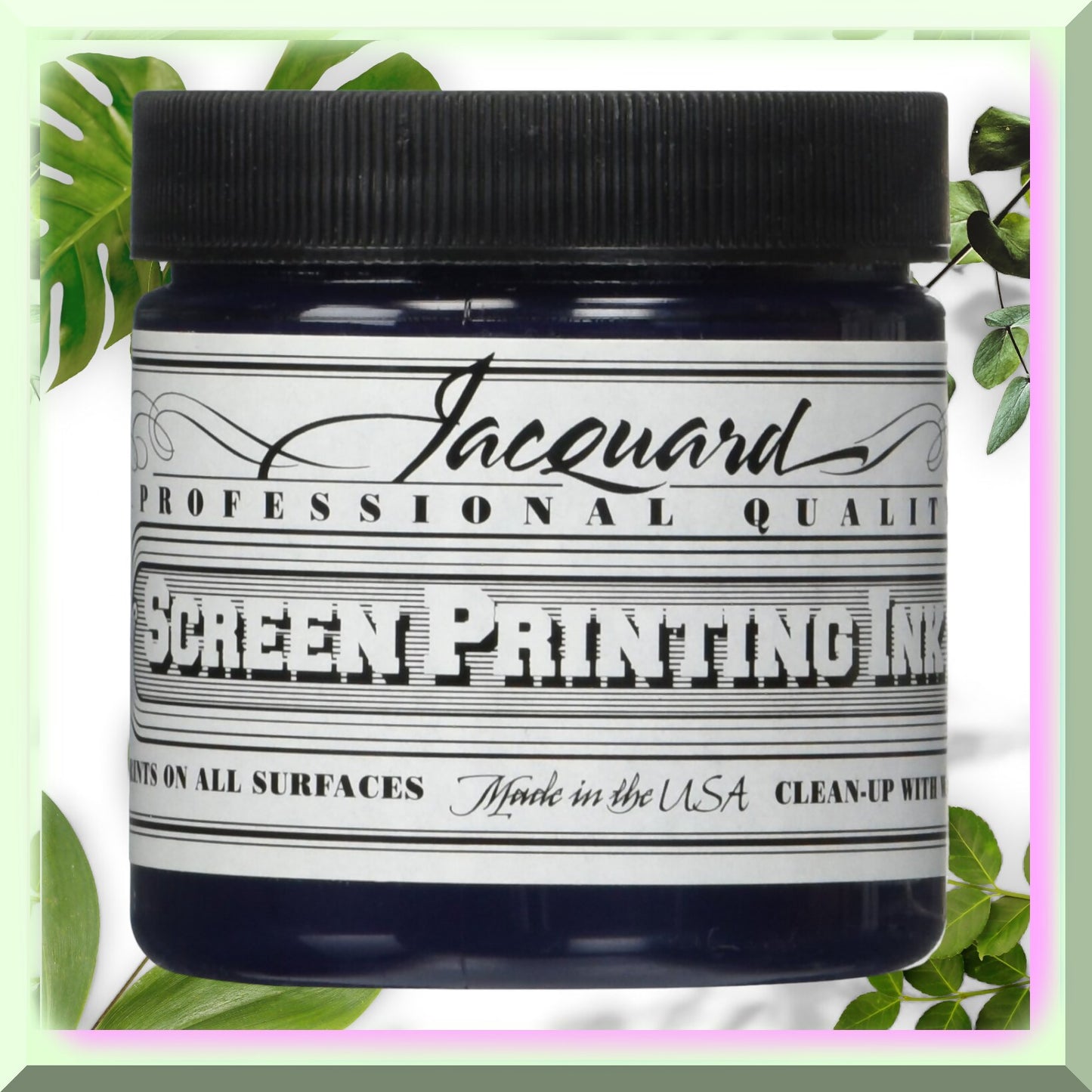 Water-Based Navy Screen Print Ink 4oz