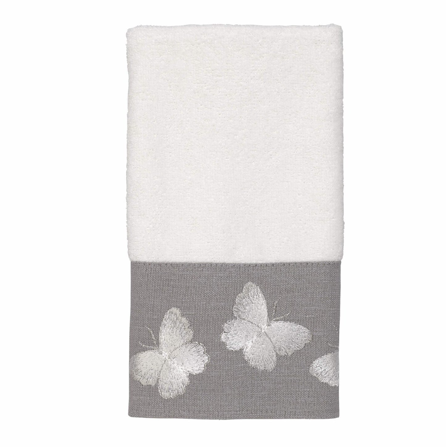 Fingertip Towel White 18"x11" Cotton