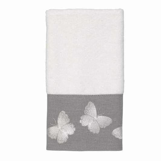 Fingertip Towel White 18"x11" Cotton