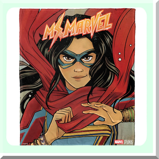 Marvel Heroine Silk Touch Throw Blanket, 50" x 60" - Featuring Ms Marvel