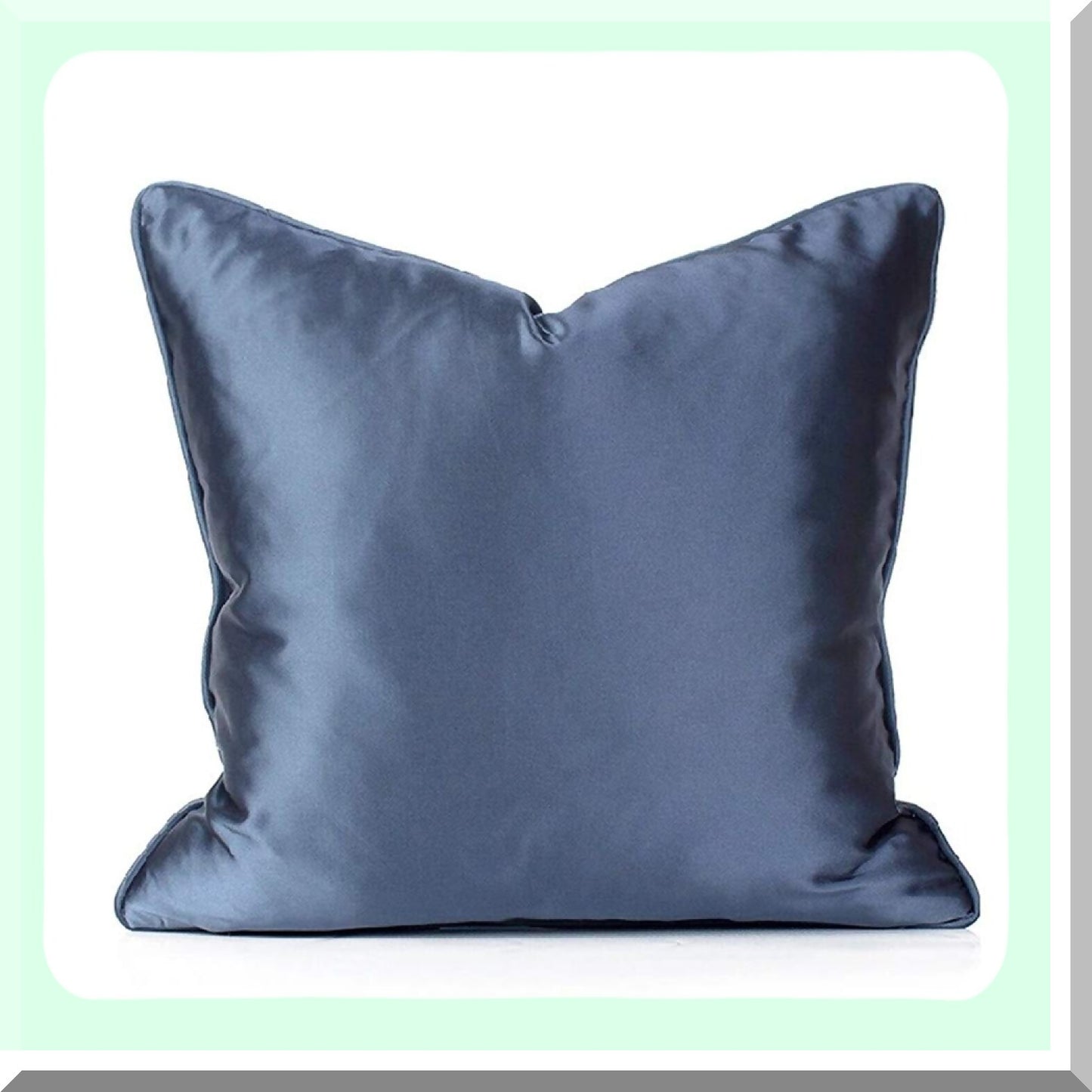 Navy Blue Modern Stylish Decorative Pillow Covers - Set of 2 | 18x18 Unique Home Decor for Couch, Sofa, Bed | Blue and Gold Accent Pieces
