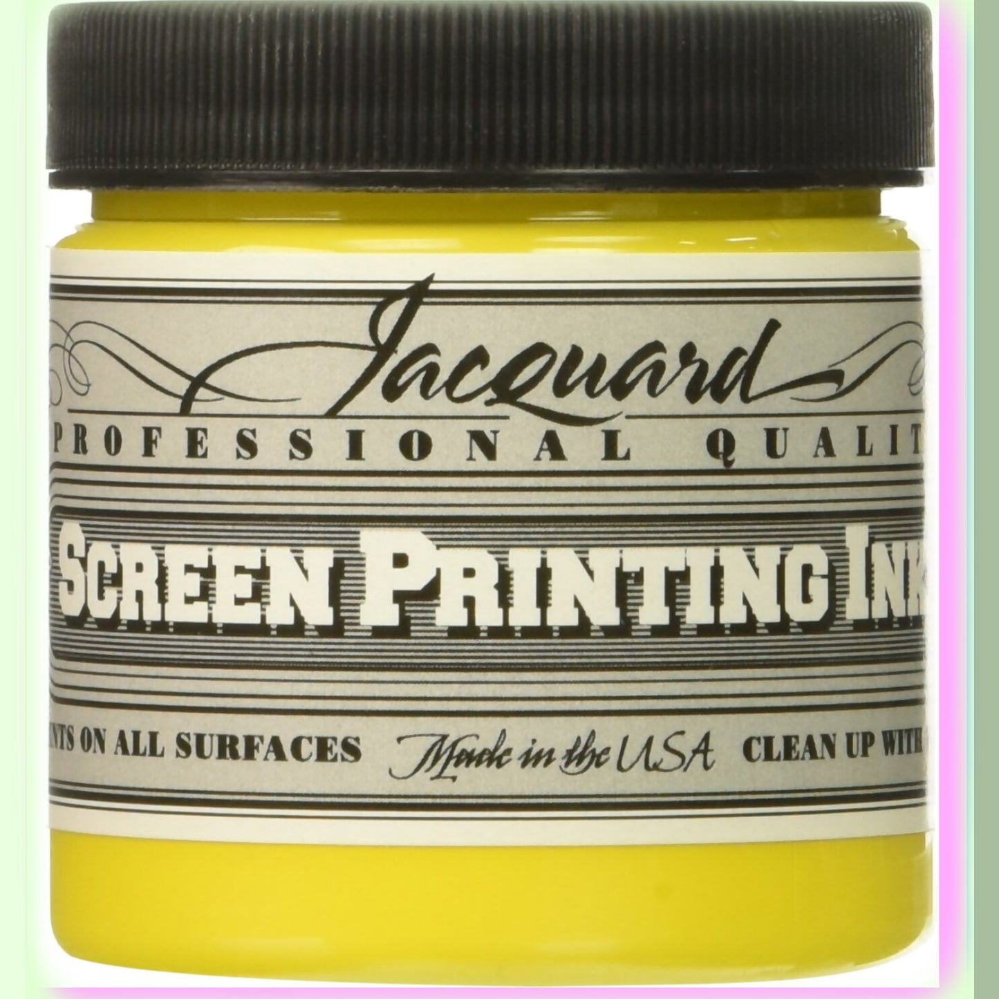 VibrantPrint Pro Water-Soluble Screen Ink 4oz Opaque Yellow