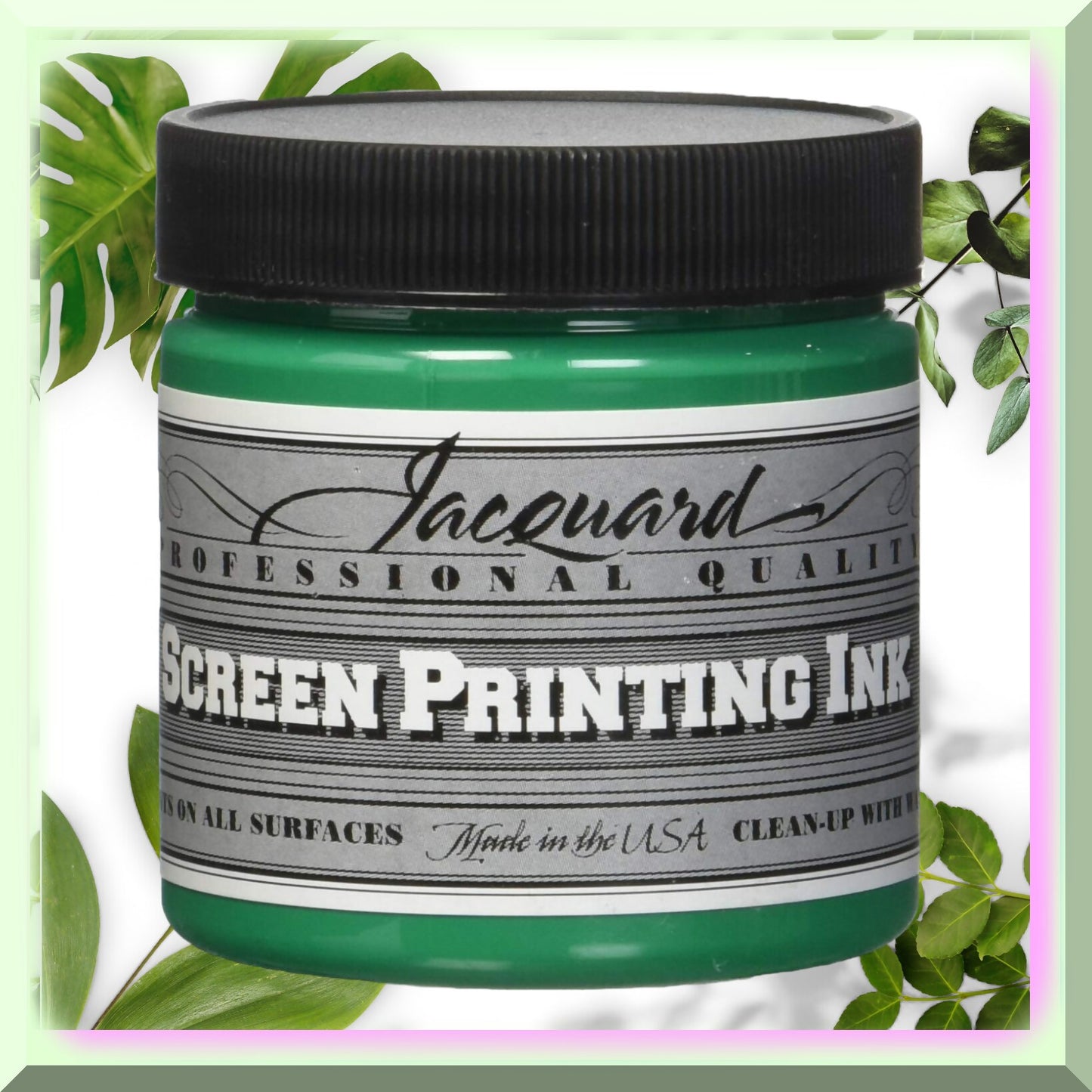 Opaque Green Screen Print Ink 4oz Jar