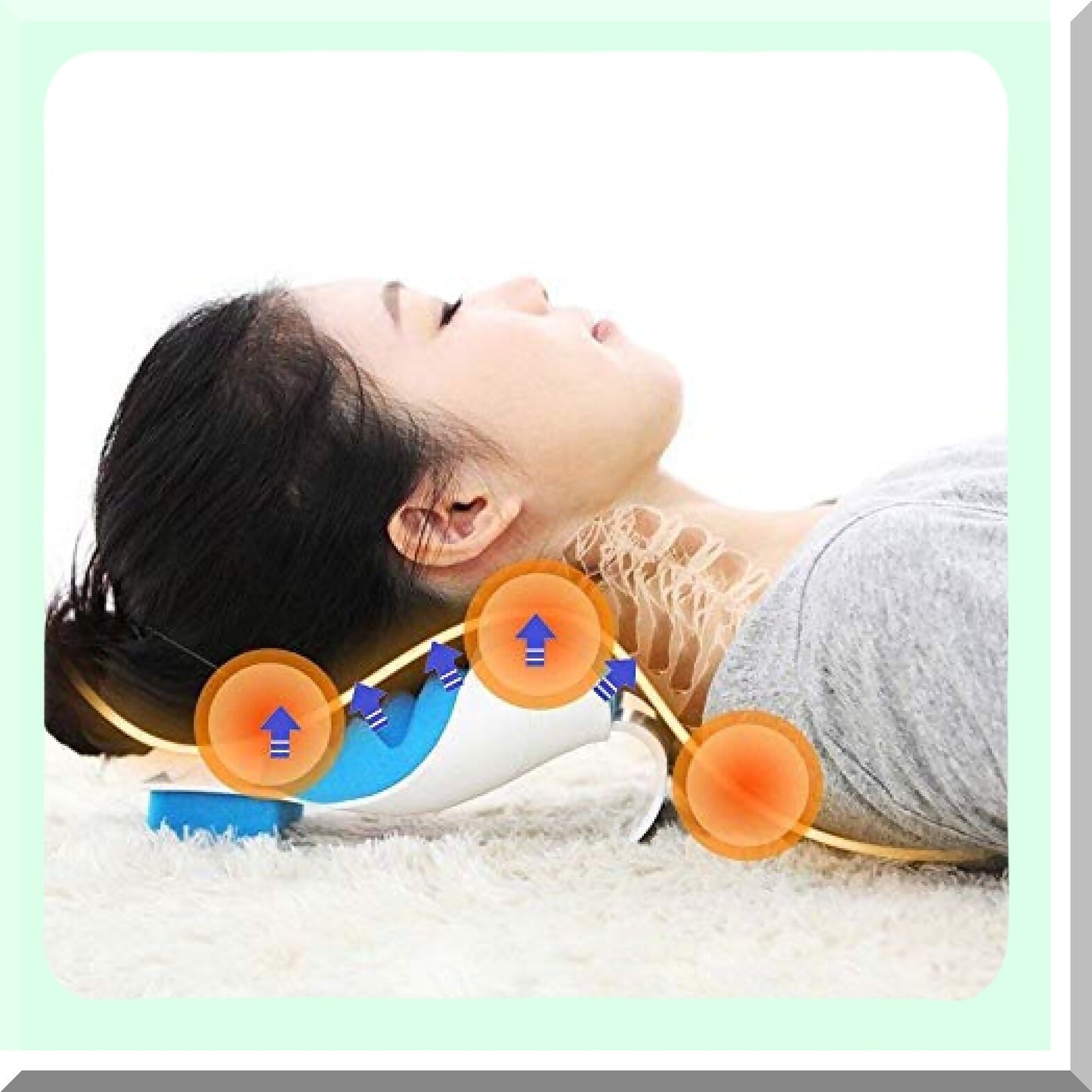 PainRelief Cervical Pillow - Neck Support & Alignment Device for Neck and Shoulder Pain Relief, Chiropractic Neck Traction Pillow