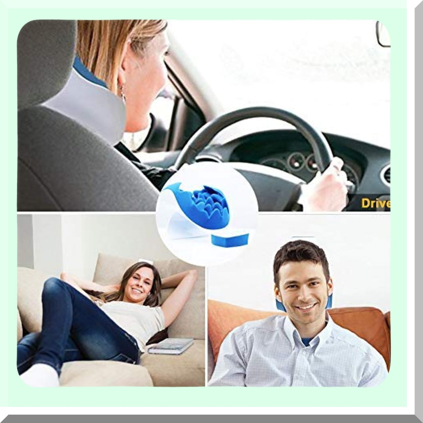 PainRelief Cervical Pillow - Neck Support & Alignment Device for Neck and Shoulder Pain Relief, Chiropractic Neck Traction Pillow