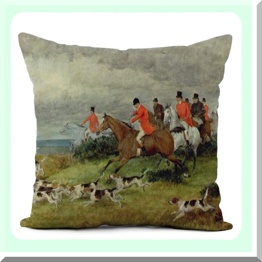 Fox Haven Decorative Pillow Cover - 18x18 Inch - Soft Velvet - Animal Print - Home Decor - Cushion Case - Randolph Collection