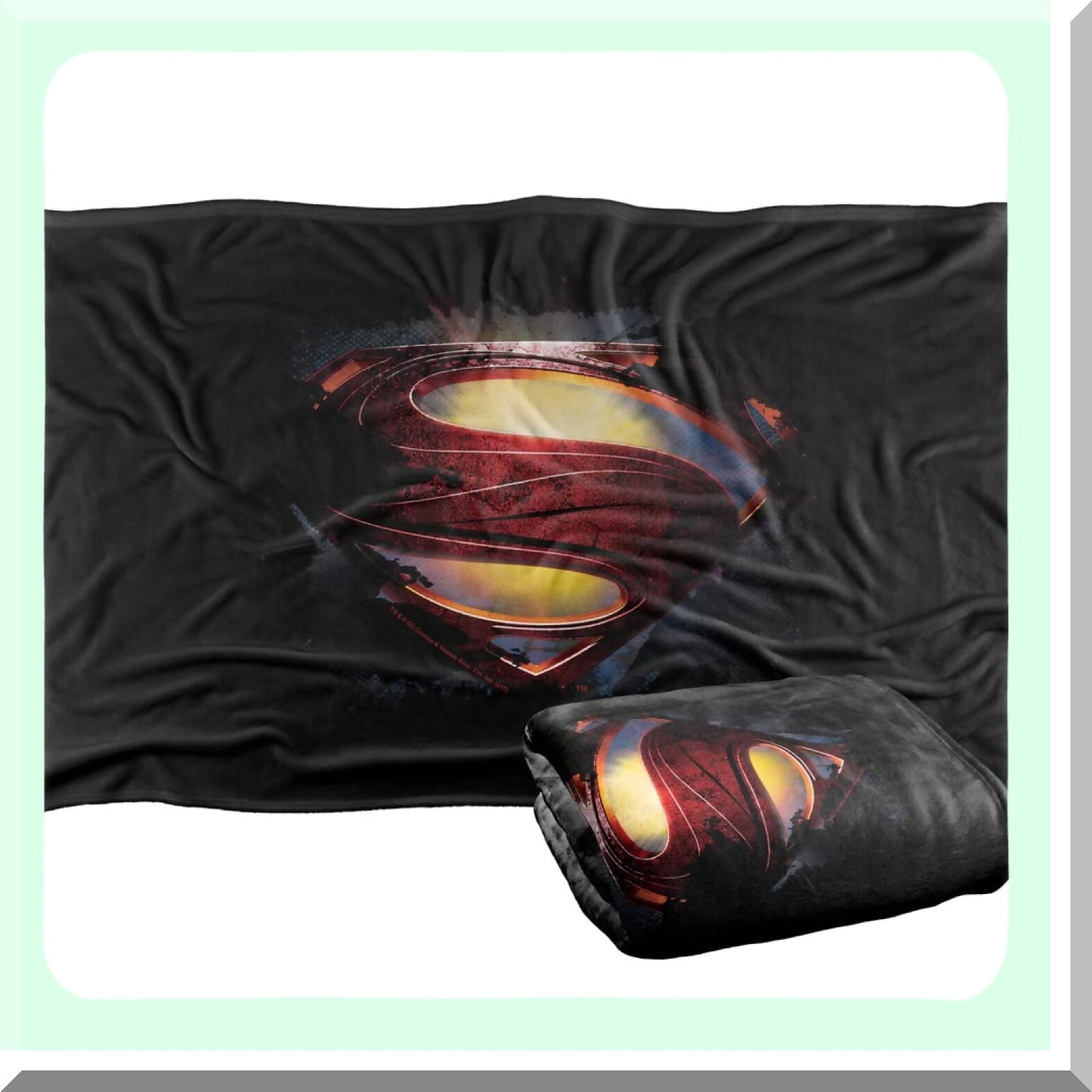 Superman Man of Steel Silky Touch Super Soft Throw Blanket 36" x 58"
