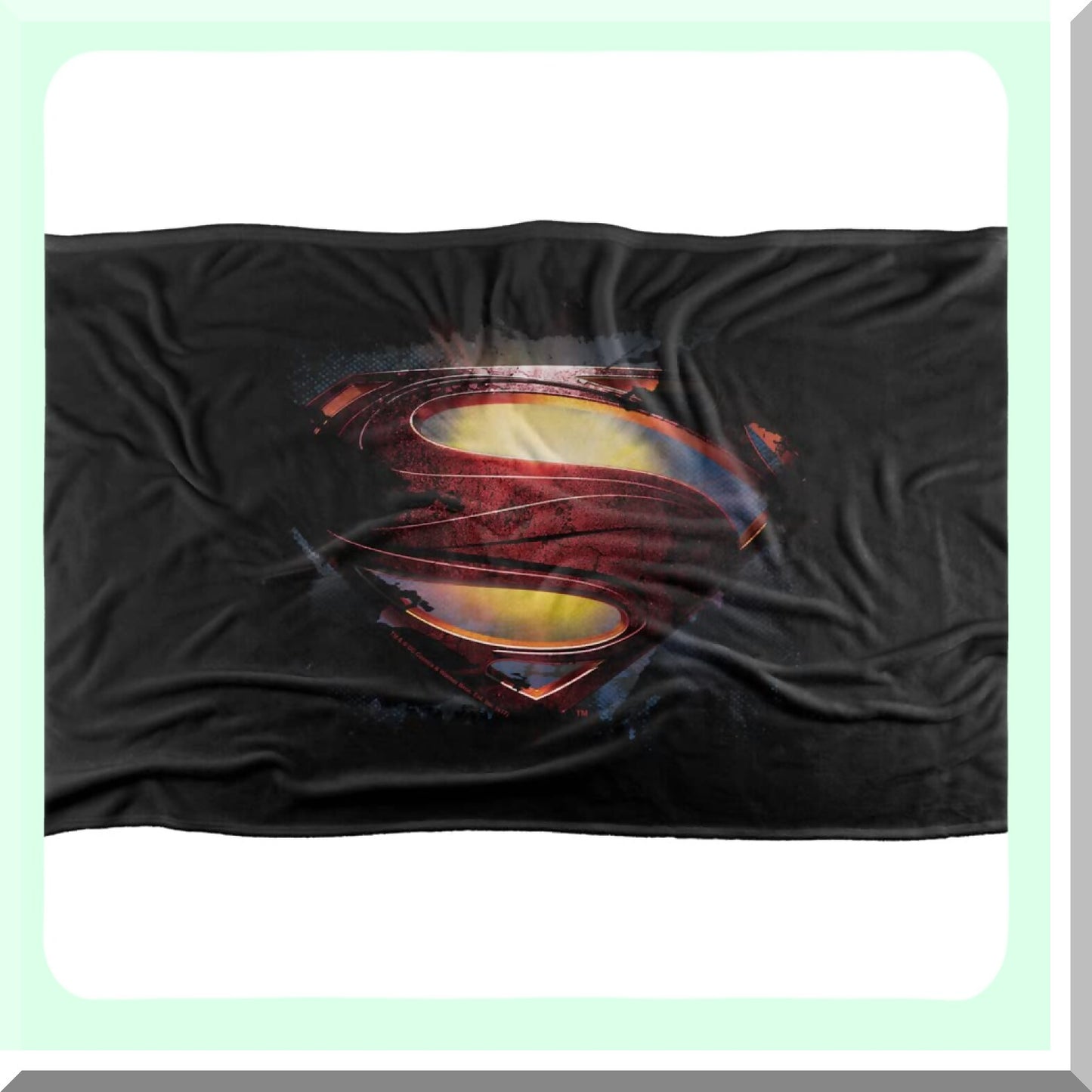 Superman Man of Steel Silky Touch Super Soft Throw Blanket 36" x 58"
