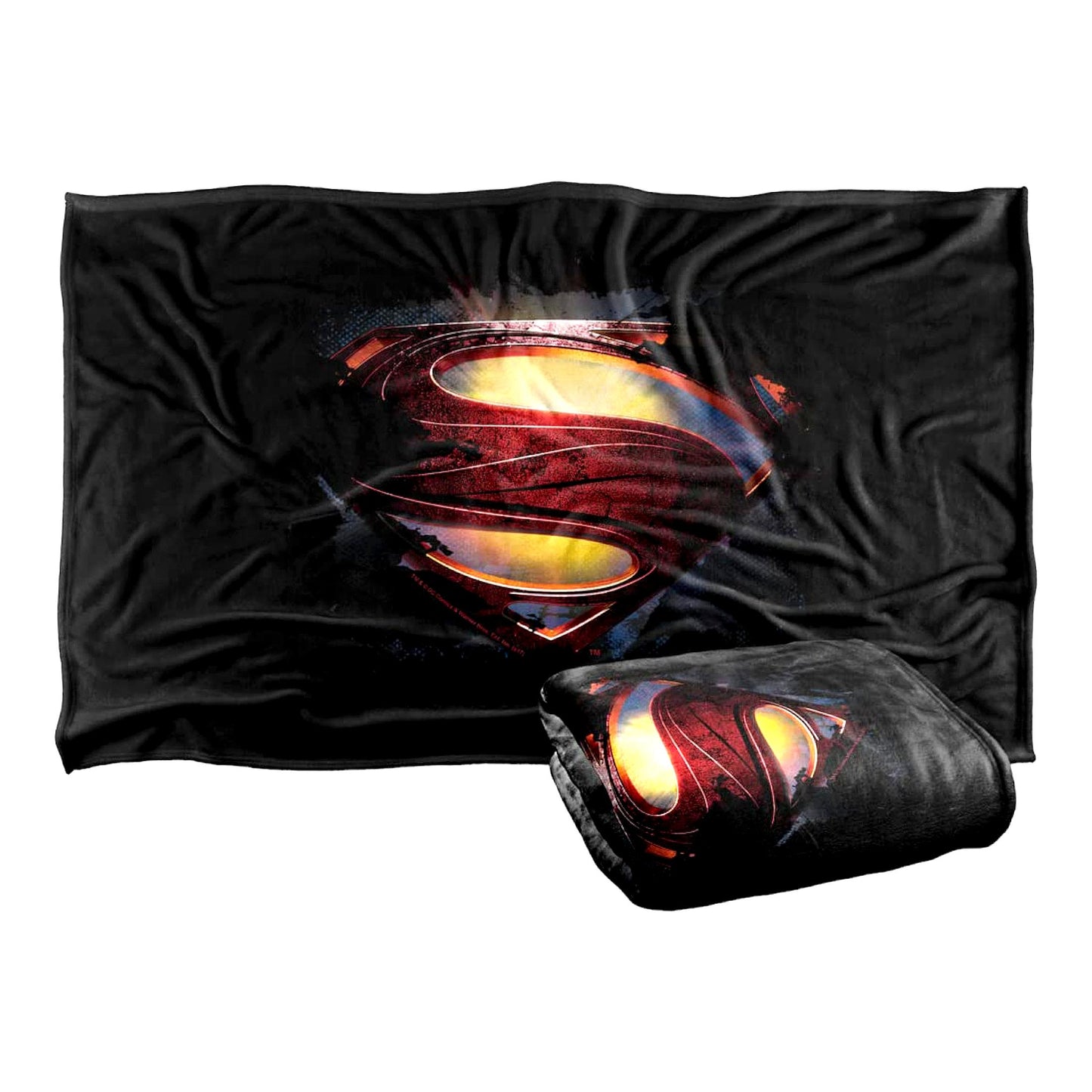 Superman Man of Steel Silky Touch Super Soft Throw Blanket 36" x 58"