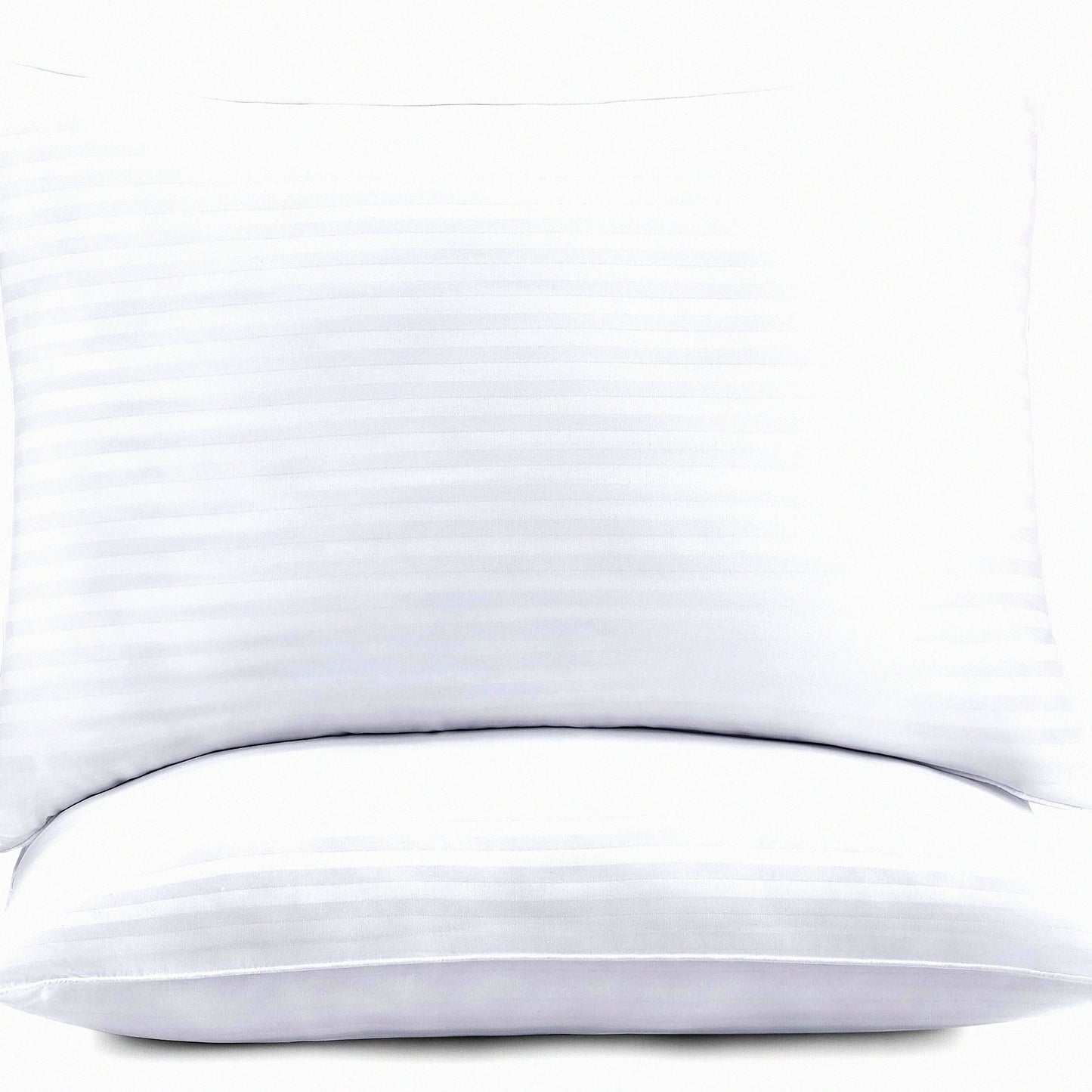 Luxury Cloud Standard White Pillow Set - 2 Pack - Plush Comfort Sleep Pillows - Hypoallergenic Bedding Accessories - Hotel Quality Soft Cushions