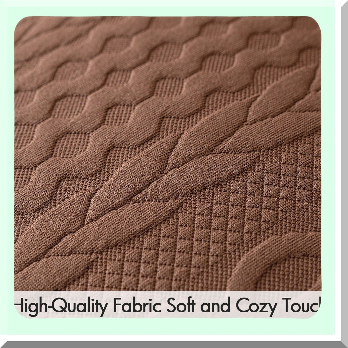 Brown Farmhouse Embossed Pillow Covers - Set of 2 | Modern Soft Cushion Covers 18x18 for Sofa & Bed | Decorative Livingroom Throw Pillow Covers